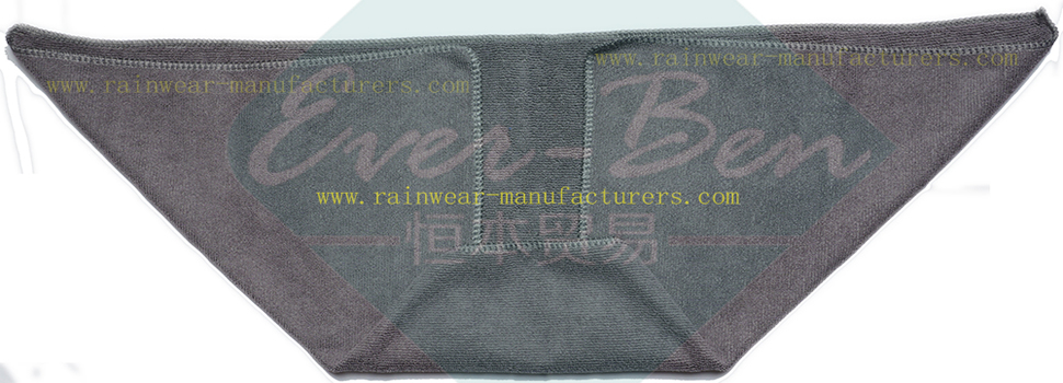 Gray bath towels
